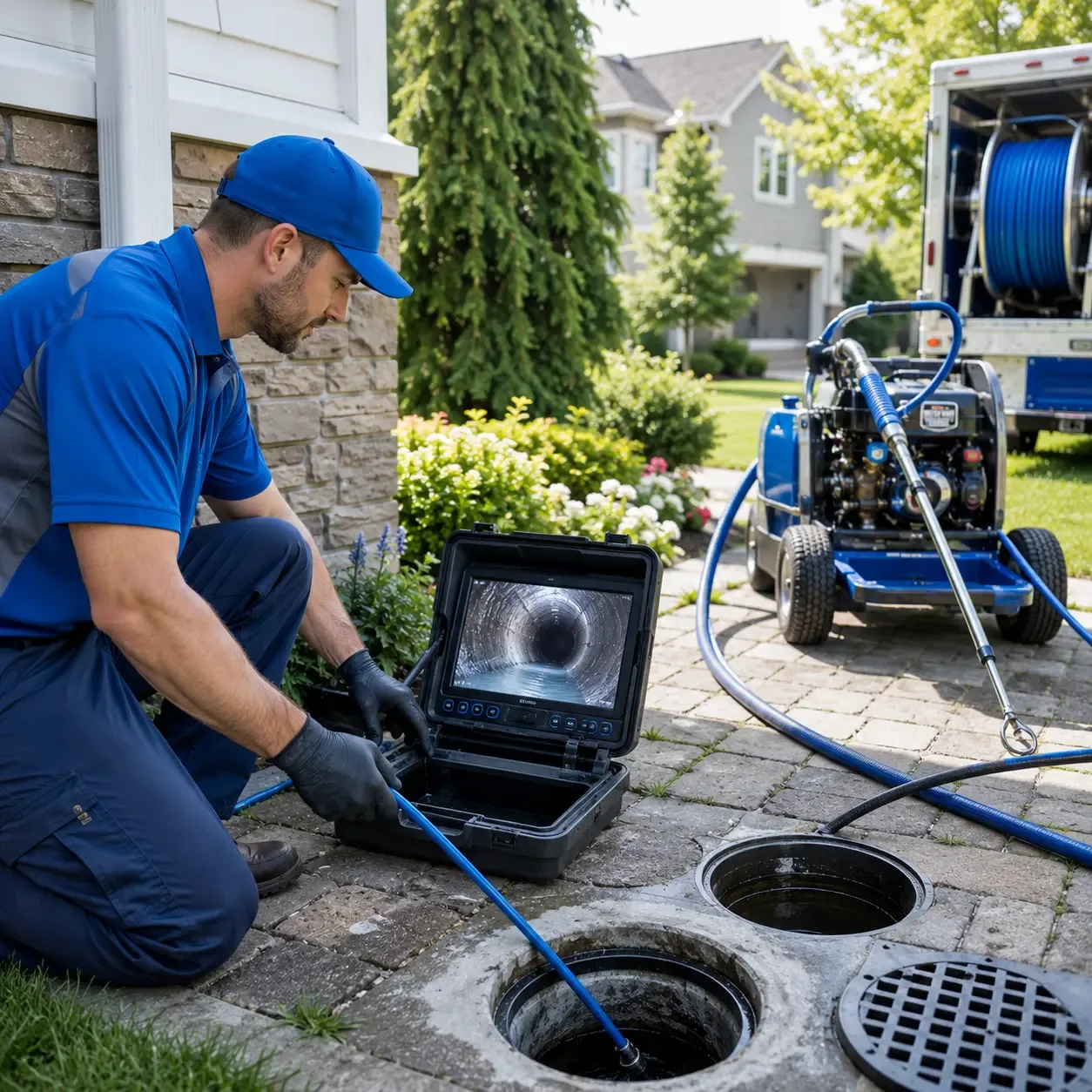 Outdoor drain cleaning professionals serving Short Hills, NJ