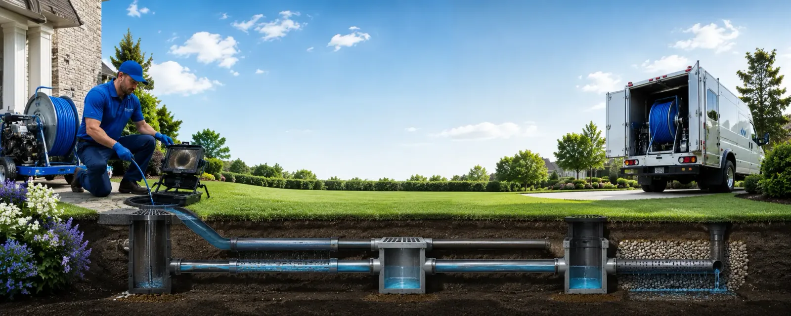 Outdoor drain cleaning information for Short Hills, NJ